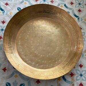 Hammered Brass plate (Please like only if interested to buy)